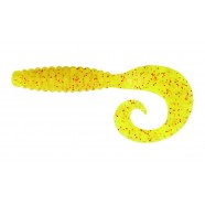 Рибальська силіконова приманка, ZEOX Comma Grub, довжина 3,4 дюймів, 7шт/уп, колір №006 CRF